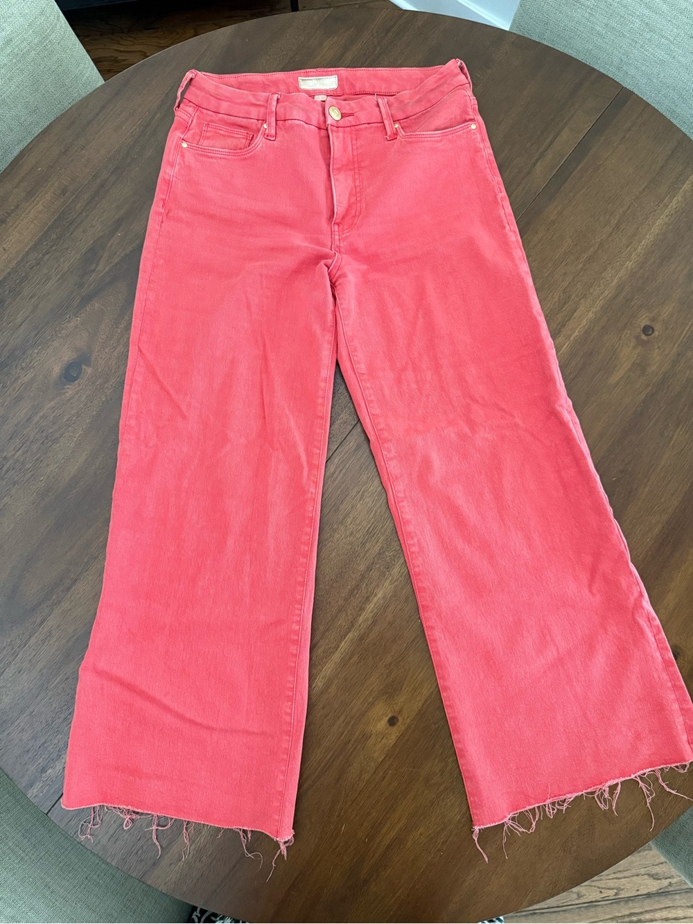 Kut light red wide leg Jean